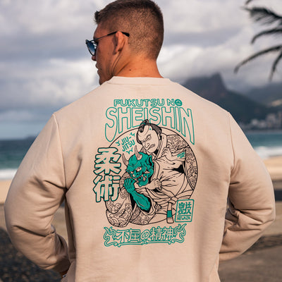 Pulover Crewneck Fukutsu (bež)