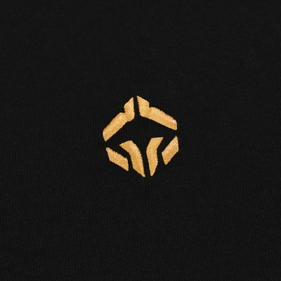 Polo majica Minimal (črna z zlatim logotipom)