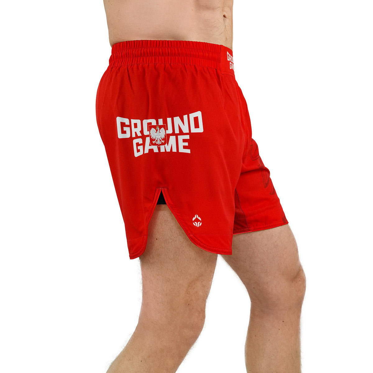 Lahke MMA Kratke Hlače Poljska (Rdeča)