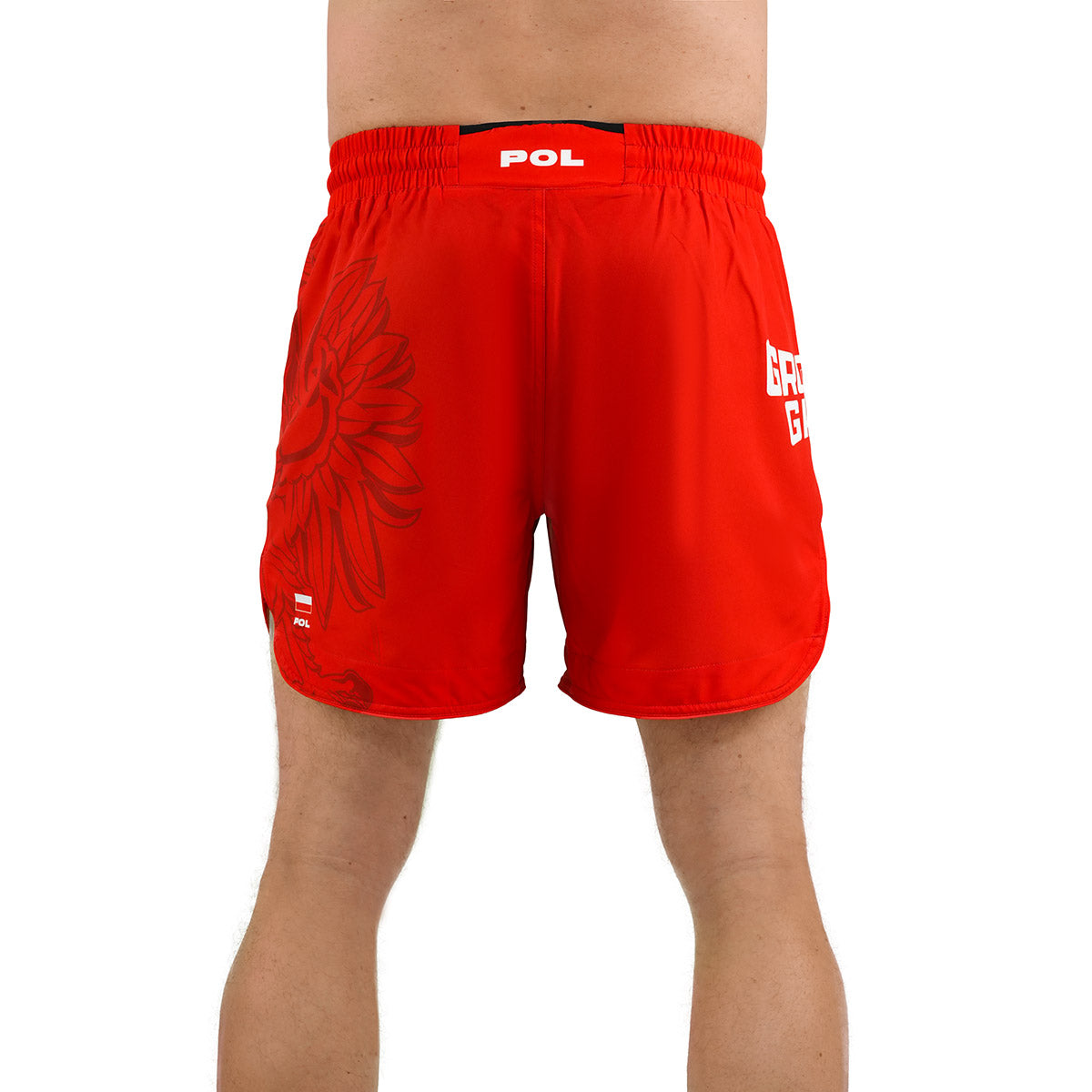 Lahke MMA Kratke Hlače Poljska (Rdeča)