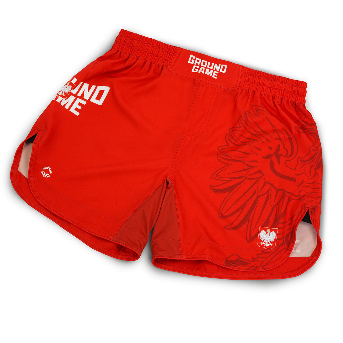 Lahke MMA Kratke Hlače Poljska (Rdeča)
