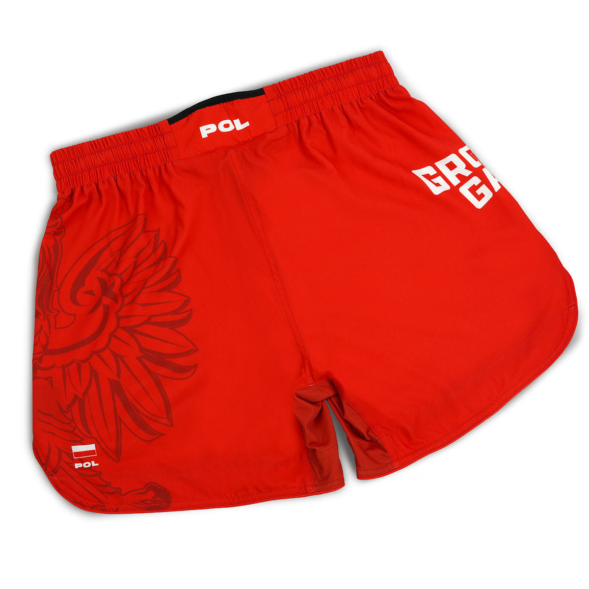 Lahke MMA Kratke Hlače Poljska (Rdeča)