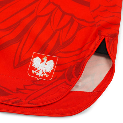 Lahke MMA Kratke Hlače Poljska (Rdeča)