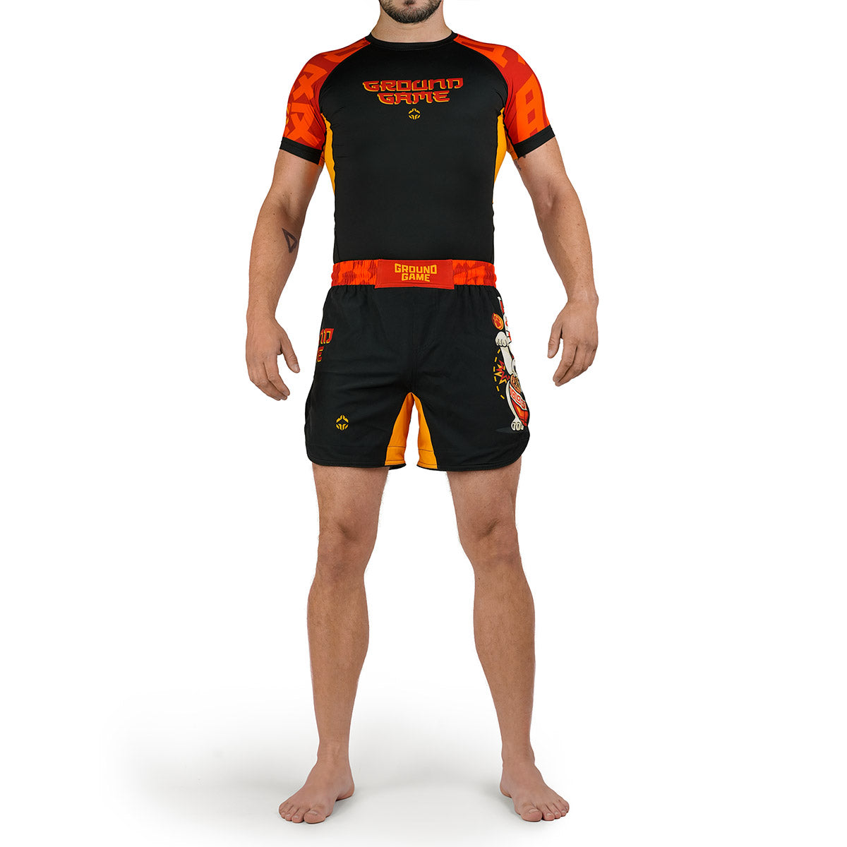 Lahke MMA Kratke Hlače Ramen Cat
