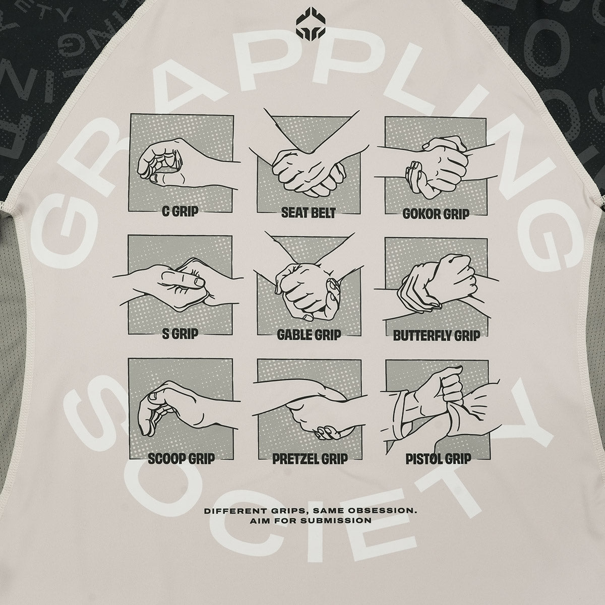 Rashguard Grappling Society  s kratkimi rokavi