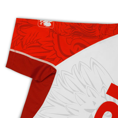 Rashguard Poljska 3.0 s kratkimi rokavi (Bela)