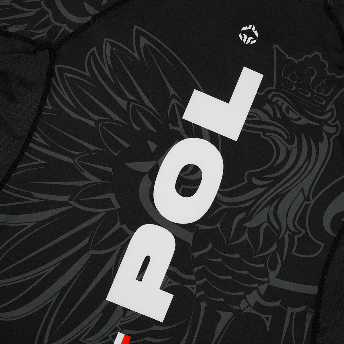 Rashguard Poljska 3.0 s kratkimi rokavi (Črna)