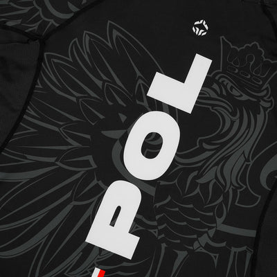 Rashguard Poljska 3.0 s kratkimi rokavi (Črna)