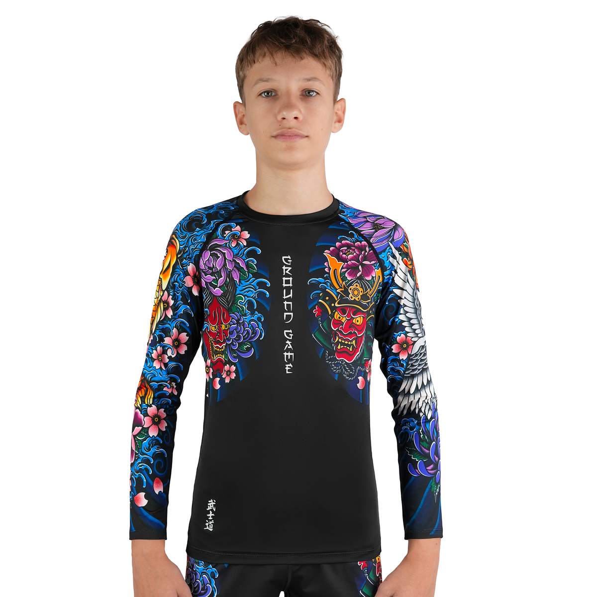 Otroški rashguard Bushido 4.0 z dolgimi rokavi