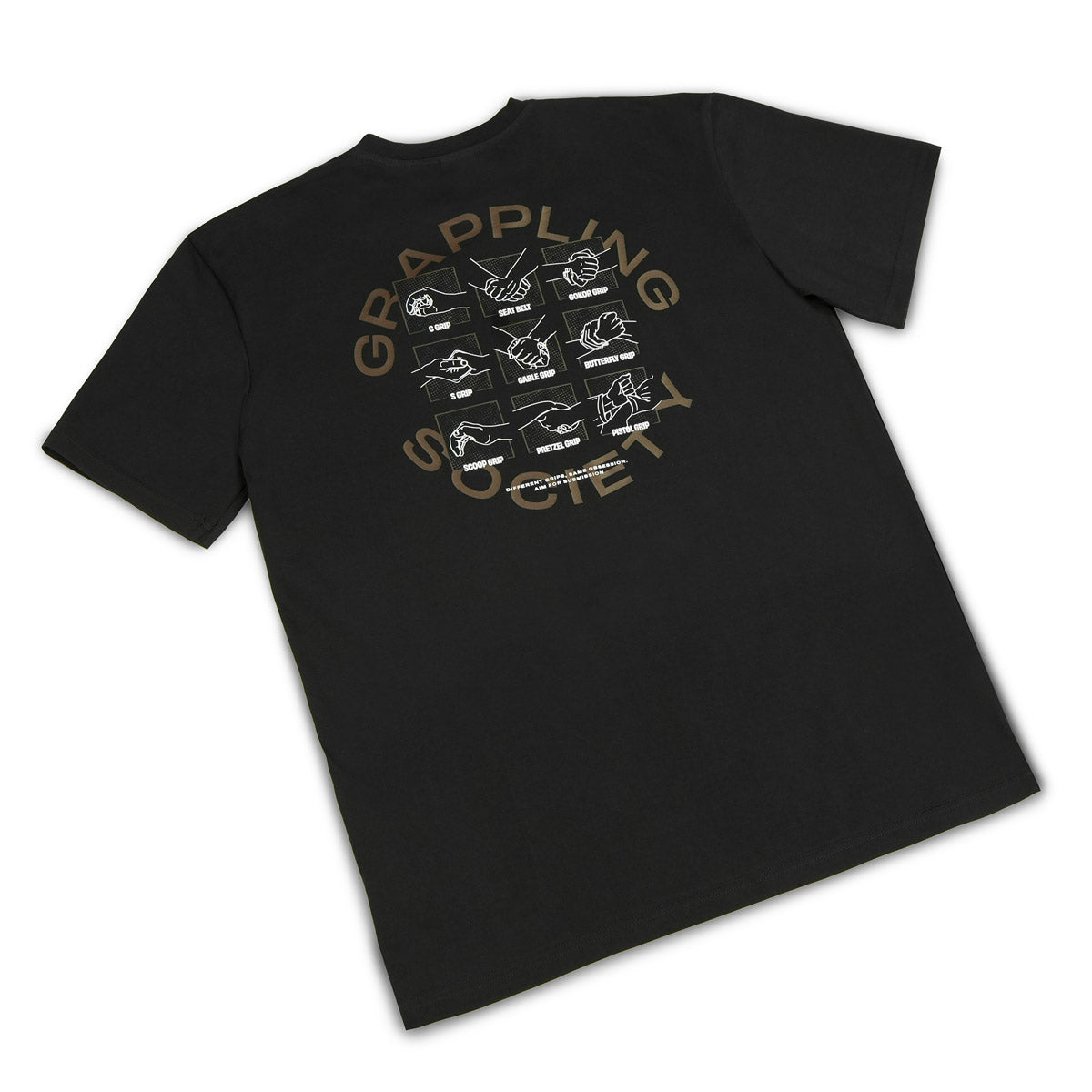 Oversize majica Grappling Society (črna)