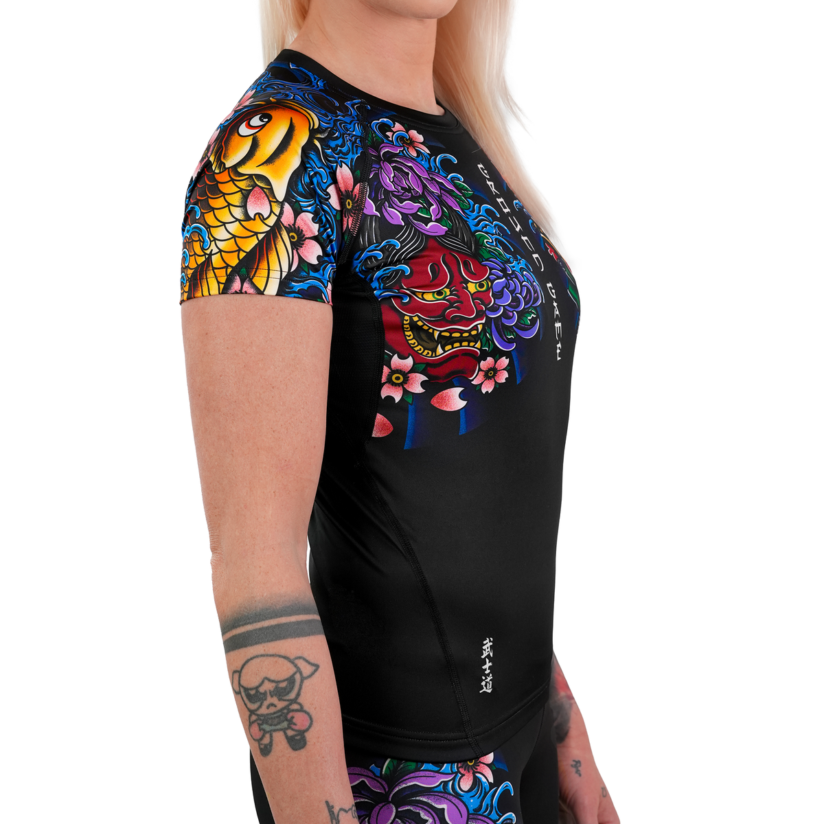 Ženski rashguard Bushido 4.0 s kratkimi rokavi
