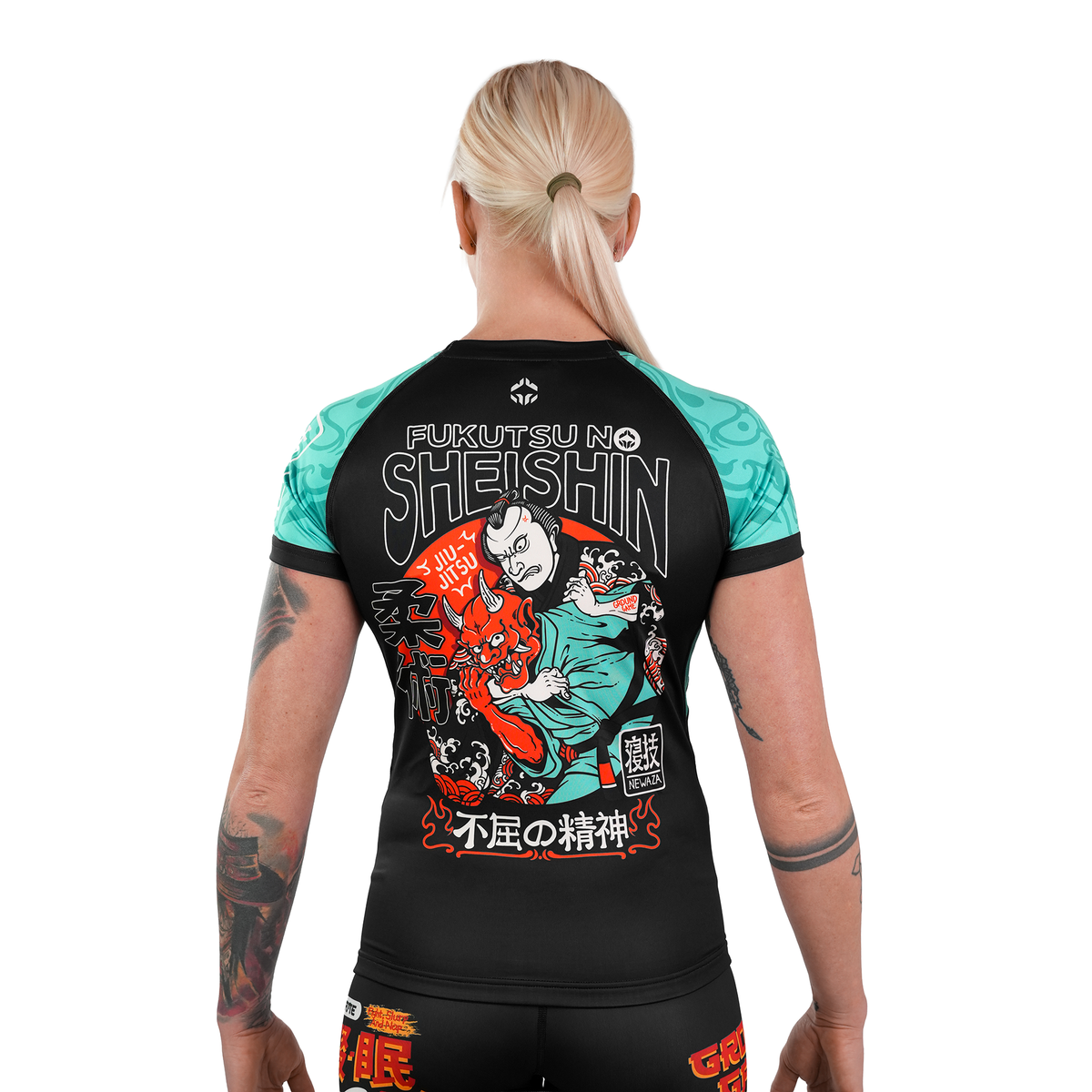 Ženski rashguard Fukutsu s kratkimi rokavi