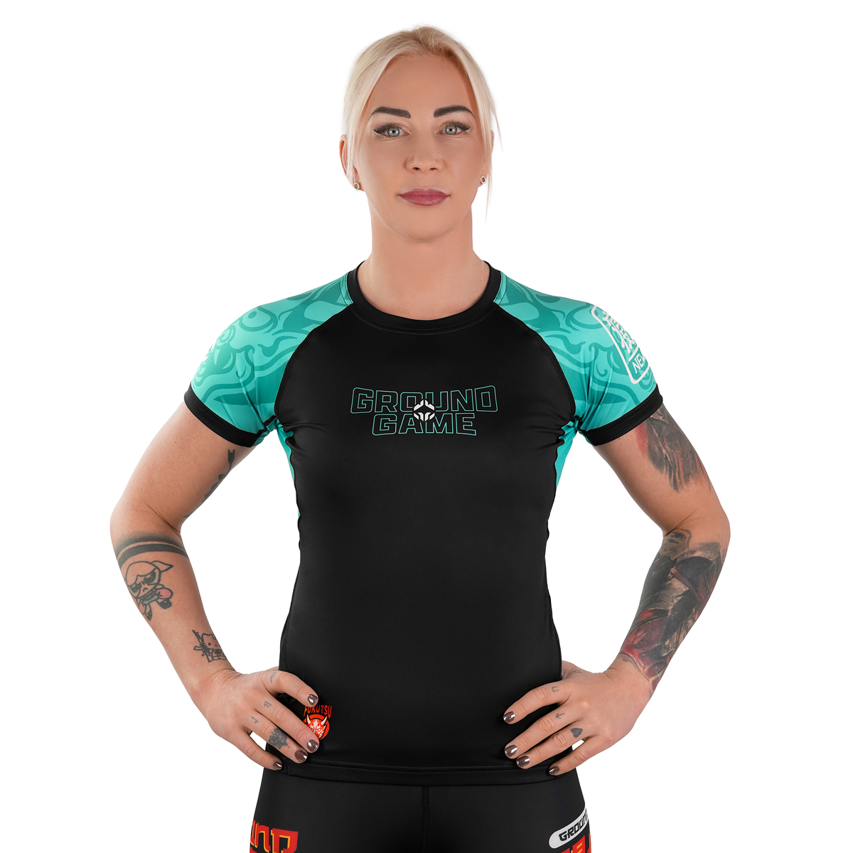 Ženski rashguard Fukutsu s kratkimi rokavi