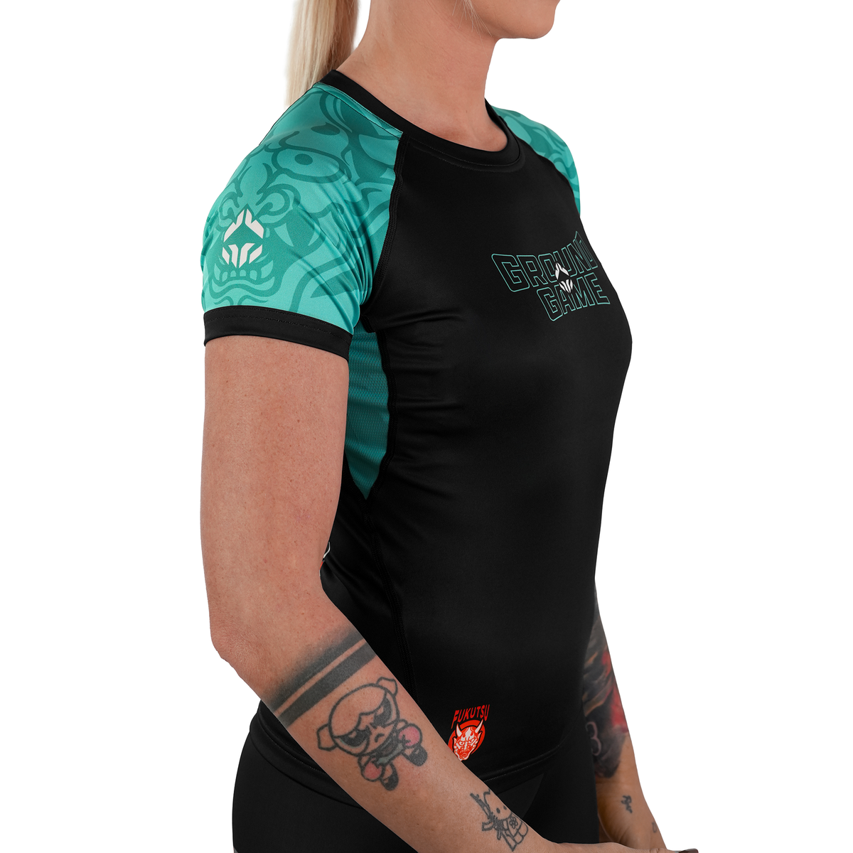 Ženski rashguard Fukutsu s kratkimi rokavi