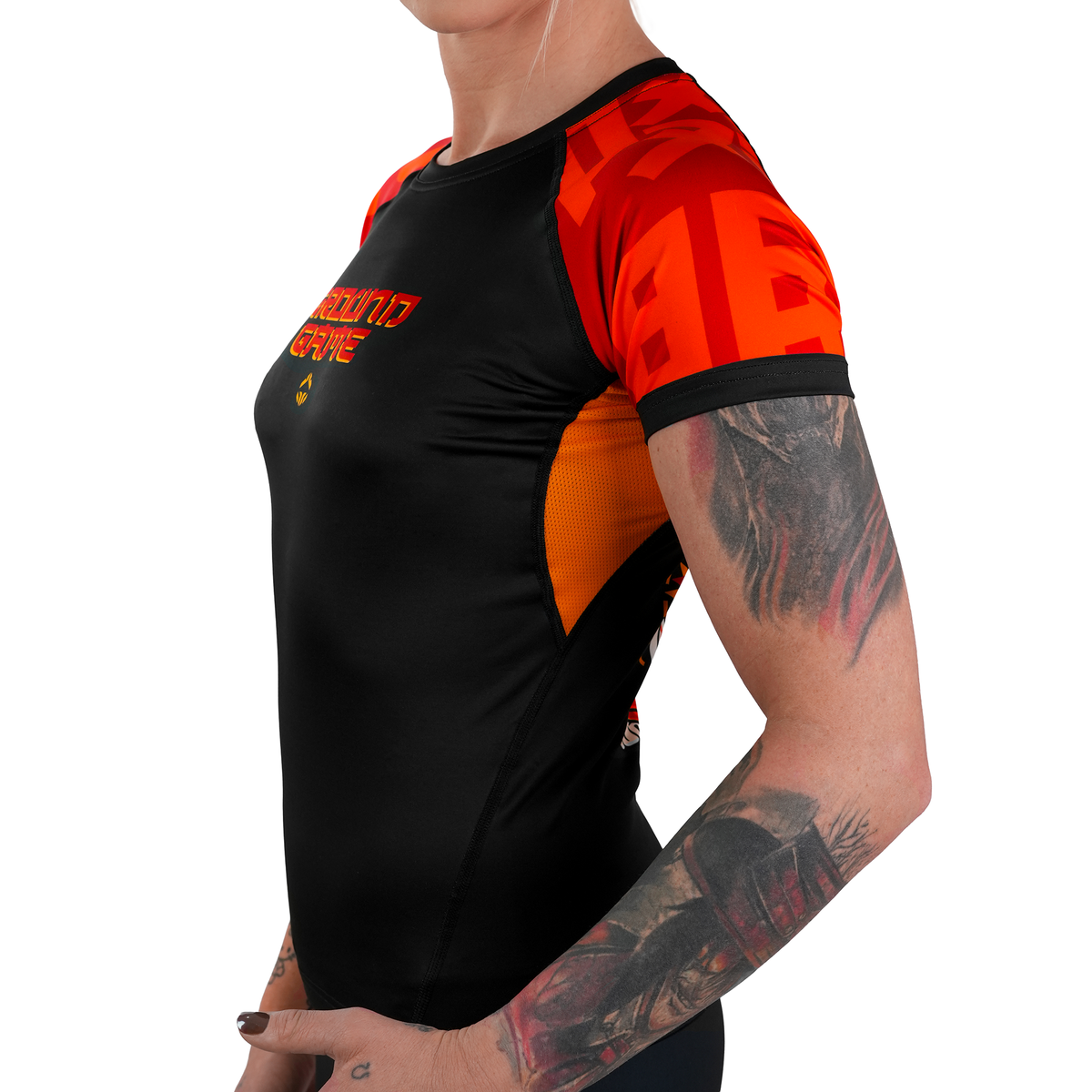 Ženski rashguard Ramen Cat s kratkimi rokavi