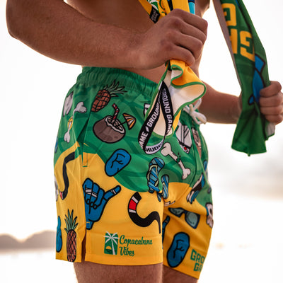 Moške kopalne hlače Copacabana v slogu BJJ