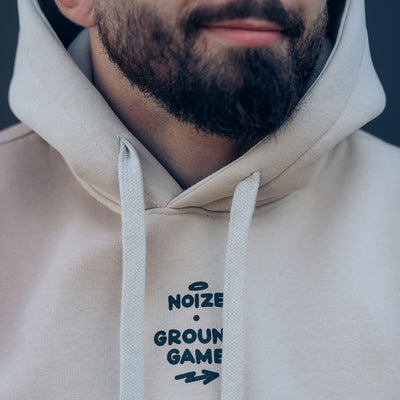 Jopa s kapuco Jiu-Jitsu is Calling x Noize (bež)