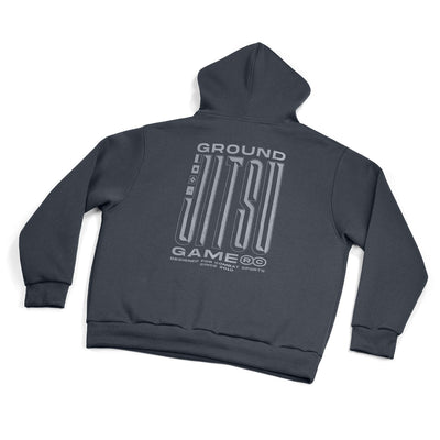 OVERSIZE jopa s kapuco Jitsu (antracitna)