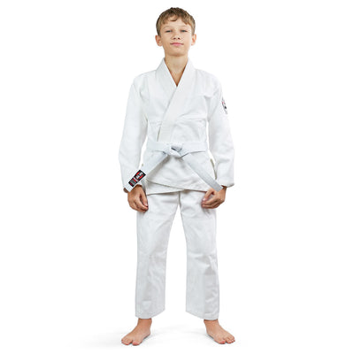 GI kimono za judo za otroke Deshi 2.0 (bel) + PAS BREZPLAČNO