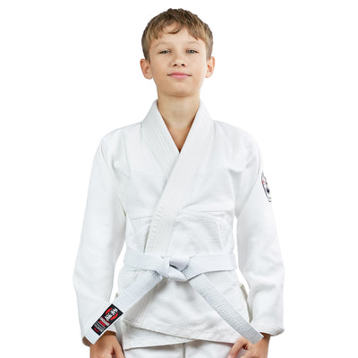 GI kimono za judo za otroke Deshi 2.0 (bel) + PAS BREZPLAČNO
