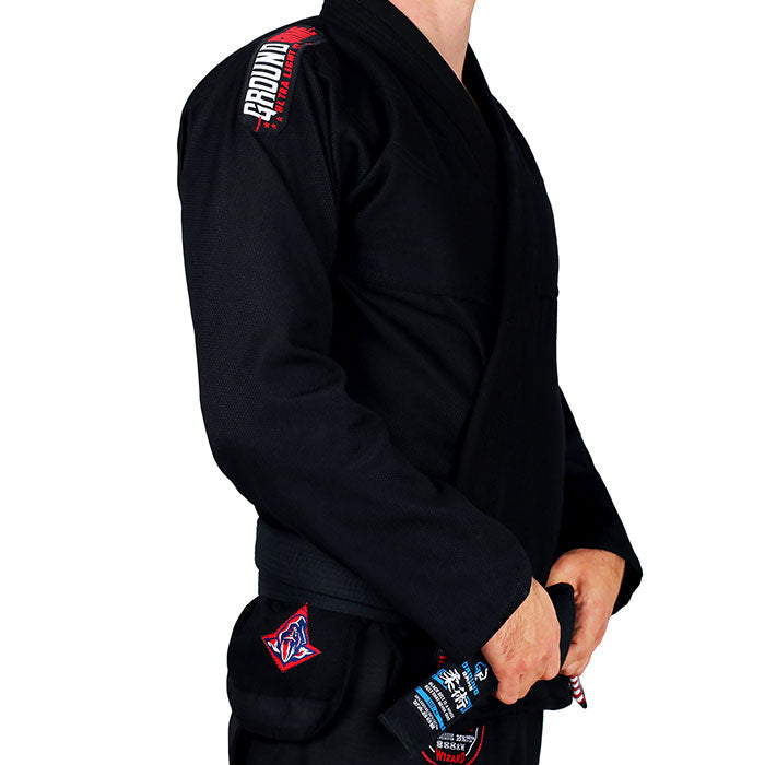 GI za BJJ Wizard (črn)
