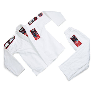 Otroški BJJ GI Ninja (bel) + PAS GRATIS