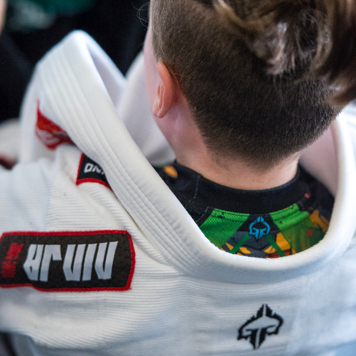 Otroški BJJ GI Ninja (bel) + PAS GRATIS