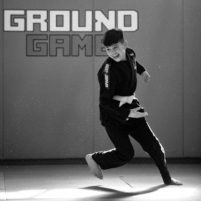 Otroški GI za BJJ Ninja (črn)
