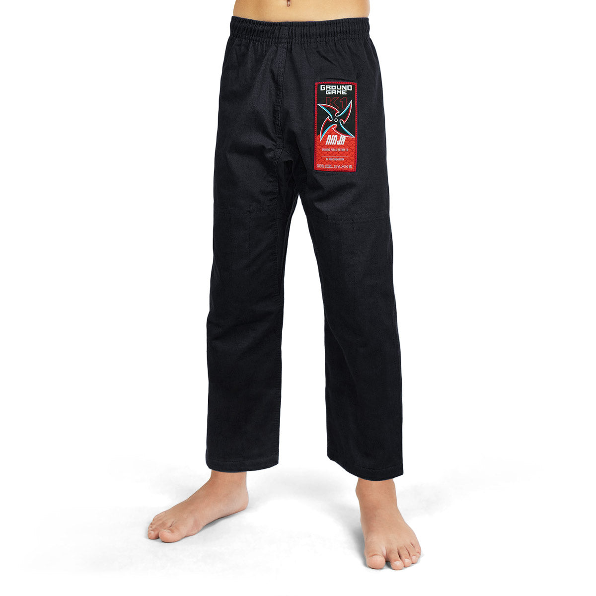 Otroški GI za BJJ Ninja (črn)