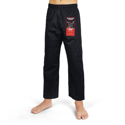 Otroški GI za BJJ Ninja (črn)