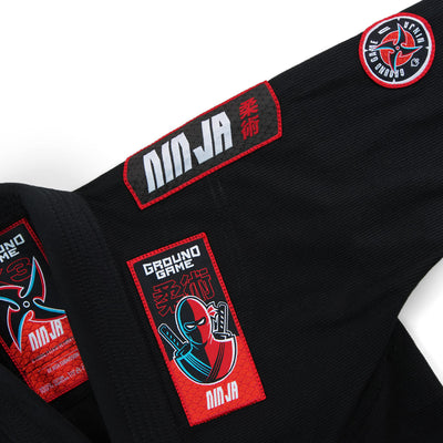 Otroški GI za BJJ Ninja (črn)