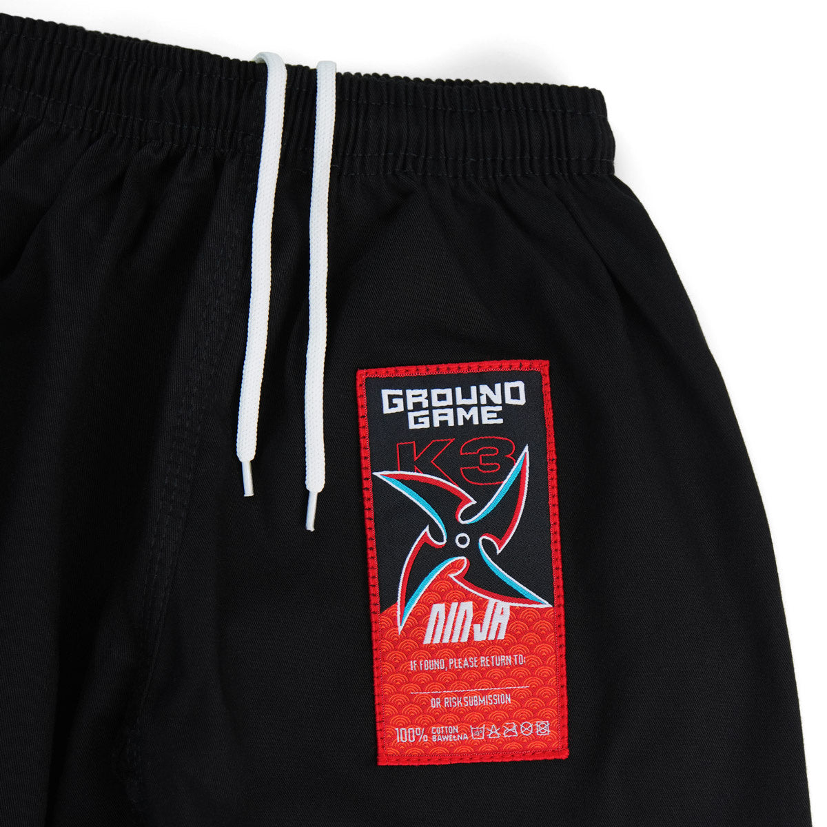 Otroški GI za BJJ Ninja (črn)