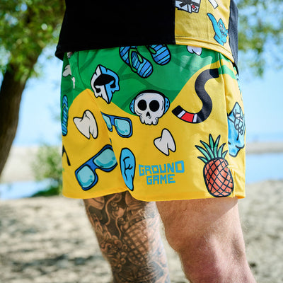 Moške kopalne hlače Copacabana v slogu BJJ