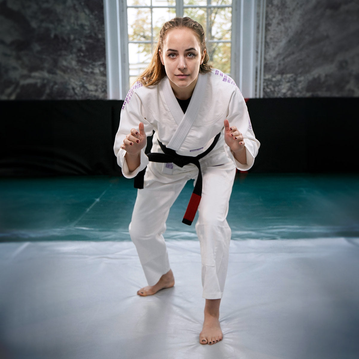 Ženski BJJ kimono/gi Champion 3.0 Lavender (bel) + PAS BREZPLAČNO