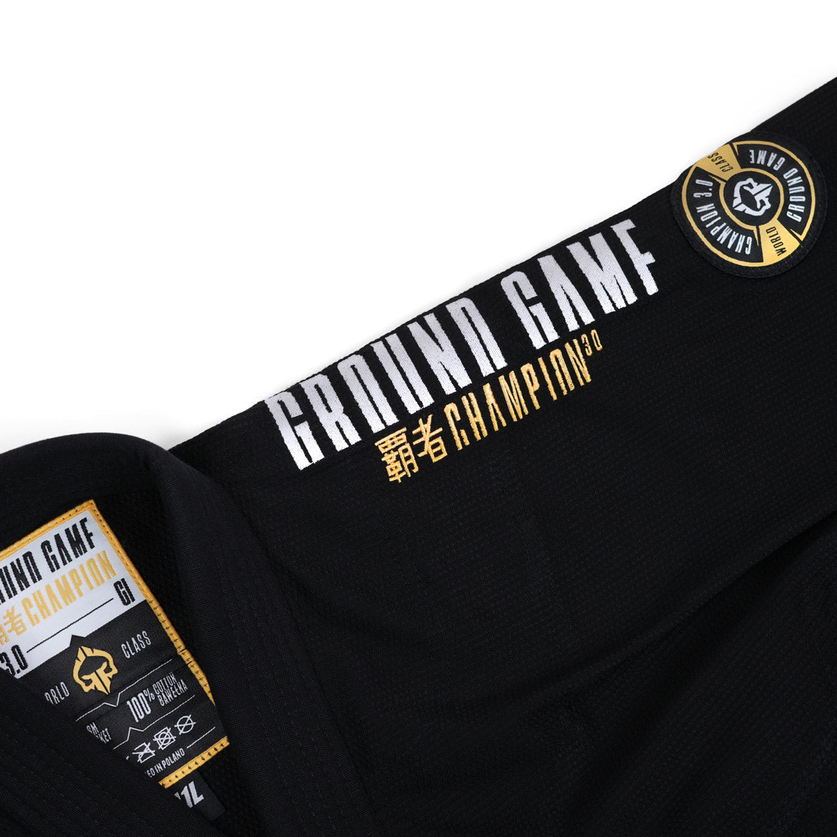 BJJ kimono / gi Champion 3.0 (črn) + PAS BREZPLAČNO