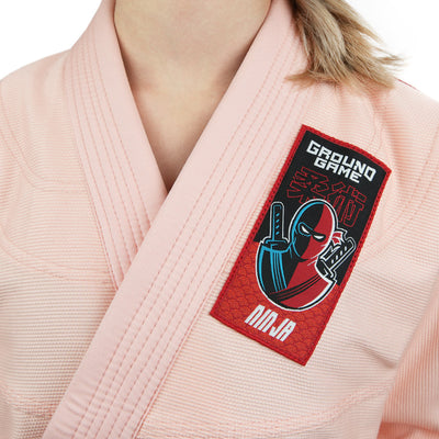 Otroški BJJ kimono/gi Ninja (breskvast) + PAS BREZPLAČNO