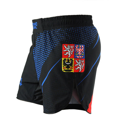Lahke MMA kratke hlače Czech Republic (črne)