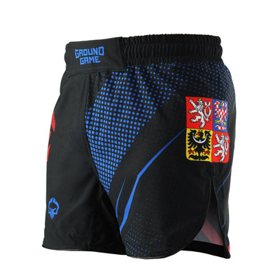 Lahke MMA kratke hlače Czech Republic (črne)