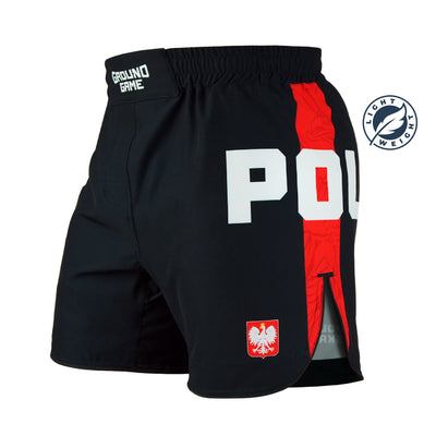 Lahke MMA kratke hlače Polska 2.0 (črne)