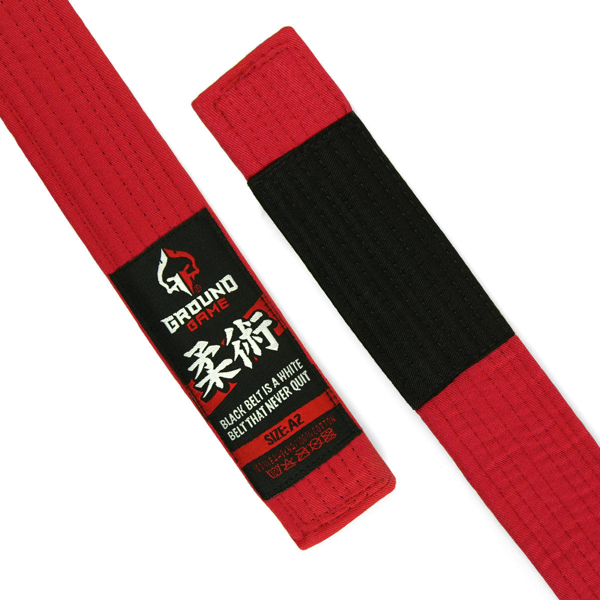 Identifikacijski pas za grappling tekmovanja (rdeč)
