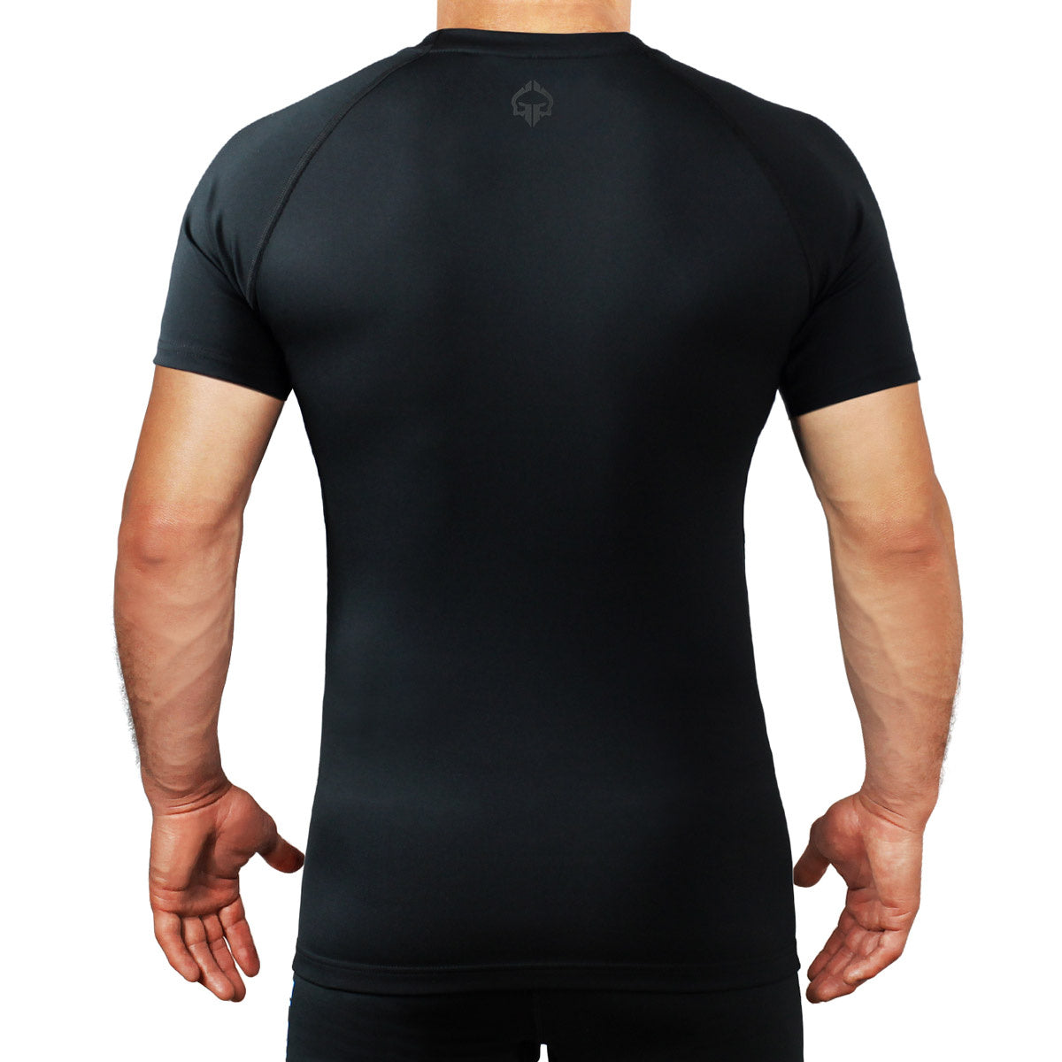 Rashguard Athletic Shadow Black s kratkimi rokavi