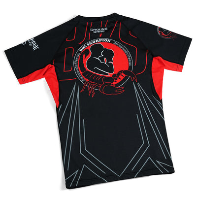 Kratkorokavni rashguard BKS Skorpion (črn)