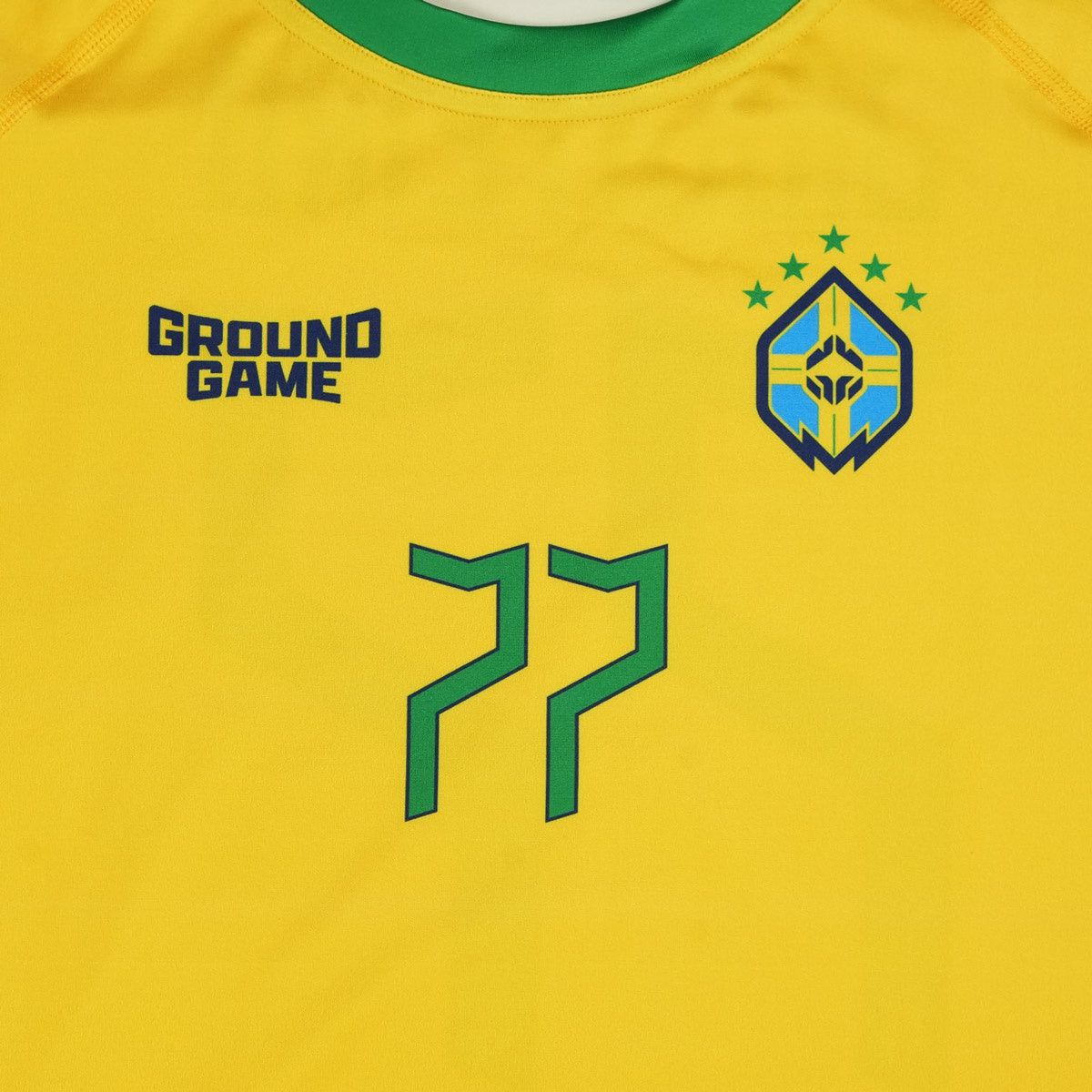 Rashguard Brazil Football s kratkimi rokavi