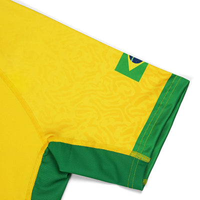 Rashguard Brazil Football s kratkimi rokavi