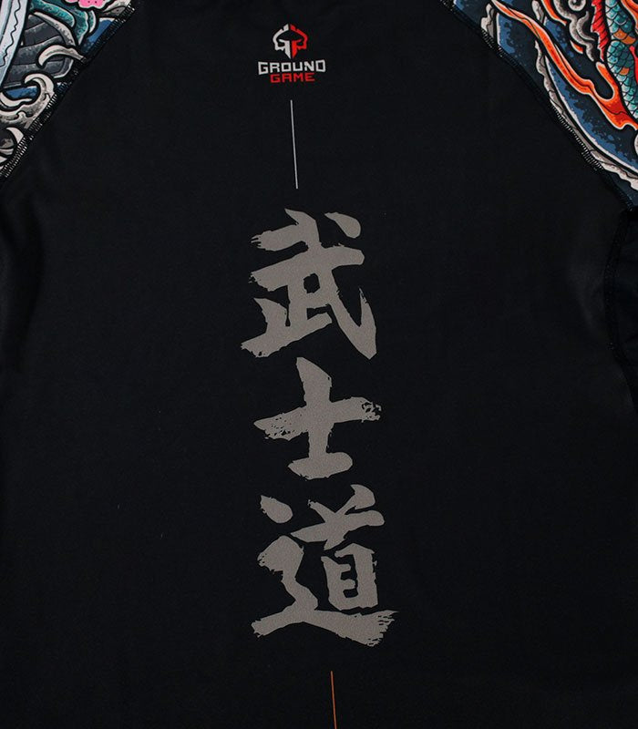 Rashguard Bushido 3.0 z dolgimi rokavi (črn)