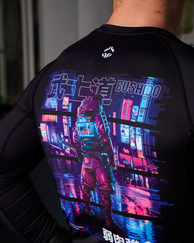 Rashguard Cyber Samurai z dolgimi rokavi
