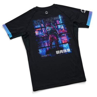 Rashguard Cyber Samurai s kratkimi rokavi