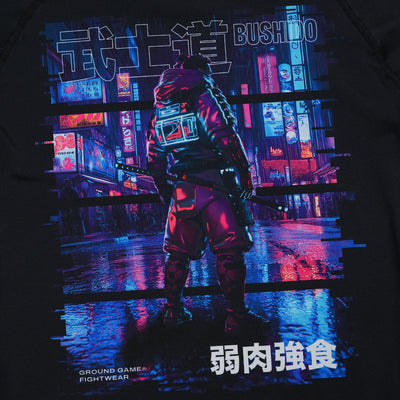 Rashguard Cyber Samurai s kratkimi rokavi