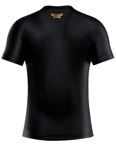 Rashguard Essential Gold s kratkimi rokavi
