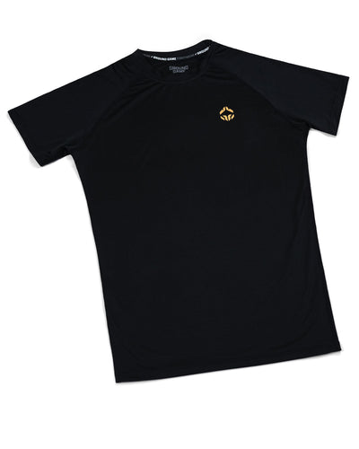 Rashguard Essential Gold s kratkimi rokavi